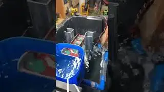 Testing the DIY budget friendly sluice box with recirculating water system.