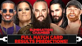 WWE Elimination Chamber 2020 Full Match Card & Results Predictions!!