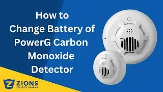 How to Change Battery of PowerG Carbon Monoxide Detector