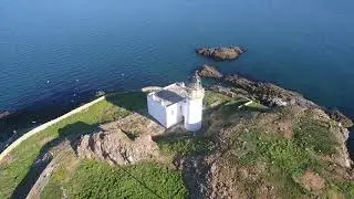 Fidra Island North Berwick by drone