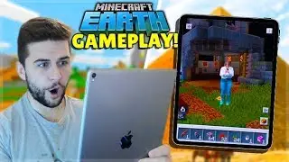 Minecraft Earth FIRST Ever GAMEPLAY! - New Minecraft Mobile Game