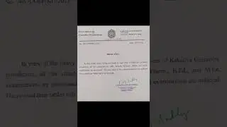 KU all sem exams postponed#Kuexams #ku #degree