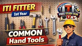 ITI Fitter 1st Year 🔧 | Common Hand Tools | Full Class 🔥