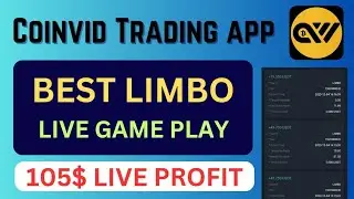 Earn 105$ with Coinvid LIMBO Game | Best LIMBO Gameplay | Coinvid Gaming application #playtoearn