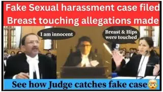 Fake Sexual harassment case filed Breast touching allegations made