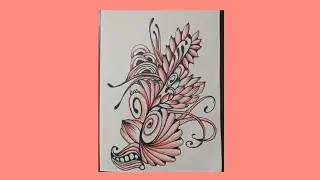 zentangle patterns tutorial | zentangle for beginners| zentangzentangle art | zentangle patterns 