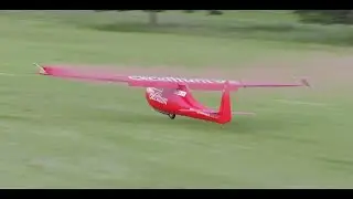 1:2,3 SCALE RC VOGT LO 100 GLIDER & BELLANCA SUPER DECATHLON TOW PLANE PYROS DISPLAY - WESTON - 2019