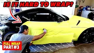 How to Vinyl Wrap a Door SUPRA MK5  &bull; PART 3