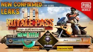 PUBG MOBILE SEASON 10 ROYALE PASS LEAKS丨NEW EMOTES, NEW VEHICLE ZIMA AND TITLE丨NASHEDI BRIGADIER