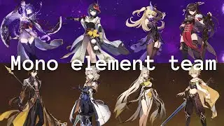 Spiral Abyss 2.3 Floor 12 Mono element team - Genshin Impact