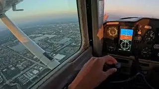 Full-length Visual Approach into North Perry Airport (KHWO)