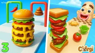 Burger Master 🆚 Sandwich Runner - All Level Satisfying Gameplay iOS, Android | PART 3