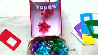 Bow Posting Color Match | Montessori Fine Motor sensorial Activity For Toddlers