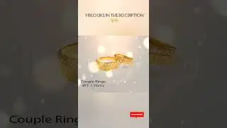New Latest Design Gold Couple Rings| #2023design | #2023shorts | #latestdesign | #200subs | #9