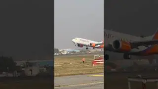 Boeing-737 Max TakeOff | Akasa Air | #shorts #trending #viralshorts #aviation #boeing #takeoff
