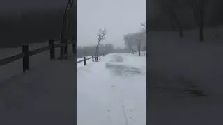 Oz Road on Beech Mountain about 11:30 am 1-3-22.