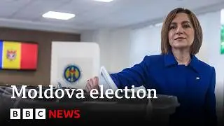 Moldova's pro-EU party wins vote among claims of Russian interference | BBC News