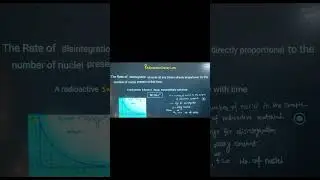 the law of Radioactive Decay