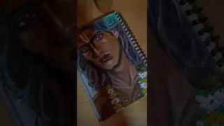 Рисунок Кришны #искусство #кришна