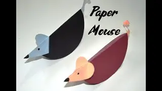 How to make easy paper mouse | paper crafts for kids | paper craft | #shorts