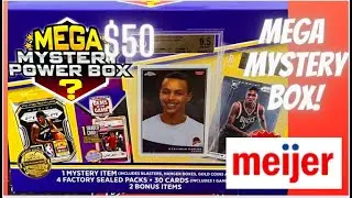 Basketball Mega Mystery Power Box 2022 NBA Basketball Cards MJ Holding Meijer