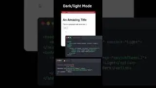 Dark/Light Mode Using Javascript  #javascript #java #html #css #coding #programming #programmer