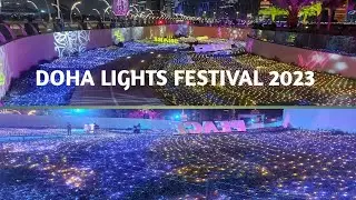 RAMADAN DOHA LIGHTS FESTIVAL 2023 | #dohaqatar #dohalight2023 #corniche