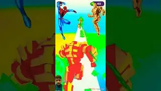 Build A Hero Evolutions Race Iron Man Gold #games #ironman #gameplay #spiderman #게임 #hulk