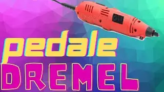 pedale dremel mini trapano fai da te 220 volt / diy pedal mini drill