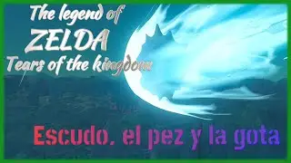 Escudo de escamas del rey, pez celeste y la gota - The legend of Zelda Tears of the kingdom