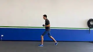 Steel Mace lunge with rotational hunter
