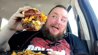 Brandon's Sampler Platter: Kuma's Corner, COMBO BREAKER Burger (Memorial Day Weekend Burger)
