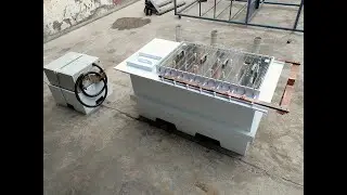 Copper electrolysis refining machine from 80% purity copper to 95%~99.9% copper