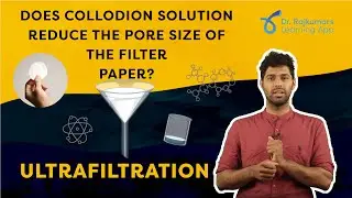II PUC Chemistry- Purification of colloids:Ultrafiltration|Dr. Rajkumar's Learning App|Reach Further