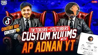 TODAY CUSTOM ROOMS WITH AP ADNAN YT YO BRANDxLIVE | PUBG MOBILE LIVE