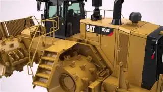 Cat&reg; 836K Compactor Swingout Stairs