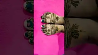 easy and simple flat mehndi design #bridal #mehndi #hennadesign #haryanvisong #viralvideo #sticker