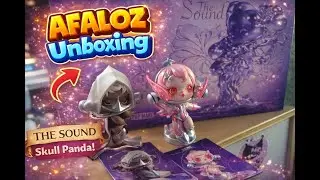 Распаковка AFALOZ, эксклюзив PopMart, The Sound Skull Panda Blind Box Opening No Gamba