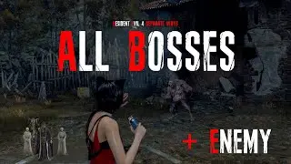 ALL BOSSES CUTE MOD - Resident Evil 4 Remake Separate Ways Indonesia