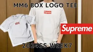 Supreme 2024SS Week7 Maison Margiela MM6 Box Logo Tee