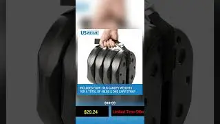 US Weight 40 Pound Canopy Weight Set of 4 and Carry Strap with No-Pinch Design - Easy Installat