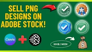 How to Upload PNG Files to Adobe Stock Contributor 🔥 | Make Money Online 💰 #AdobeStock #SellPNG