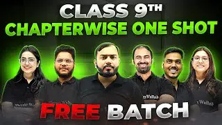 Launching ONE-SHOT Batch for Class 9th | FREE OF COST