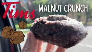 Tim Hortons Walnut Crunch Donut - Taste Test