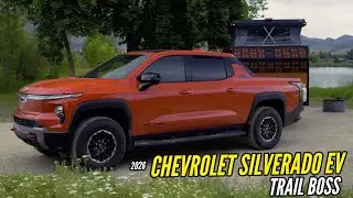 Chevrolet Silverado EV Trail Boss 2026 года &mdash; полностью электрическая мощь и внедорожная мощь | A...