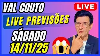 VAL COUTO LIVE PREVIS&Otilde;ES de S&Aacute;BADO 14/11/25 🙏 #valcouto  #previsoes #hor&oacute;scopo #signos #horoscop