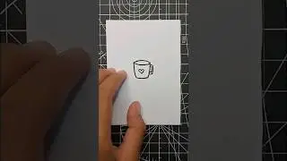Cara Menggambar Cangkir | Easy Draw A Mug For Kids | #cangkir  #mug