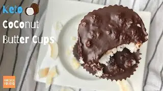 Like Bounty, if not better💙Keto (Vegan) Coconut Butter Cups🥥 SUGAR-FREE, LOW CARB⎪Subtitles🇺🇸🇮🇹🇩🇪🇯🇵