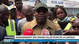 Assainissement des grands collecteurs de la capitale