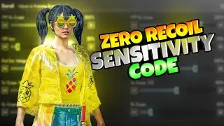 BEST SENSITIVITY AND CONTROL SETTINGS FOR BGMI & PUBG MOBILE | Zero Recoil Sensitivity For Bgmi
